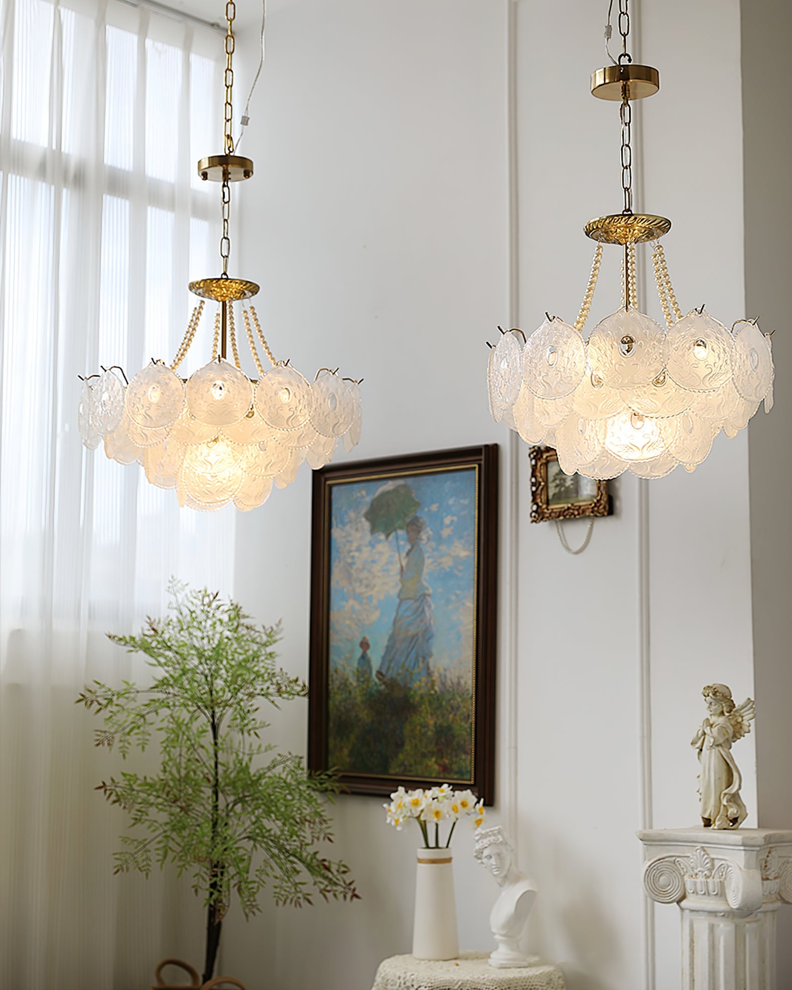 WINTHROP CRYSTAL CROWN CHANDELIER