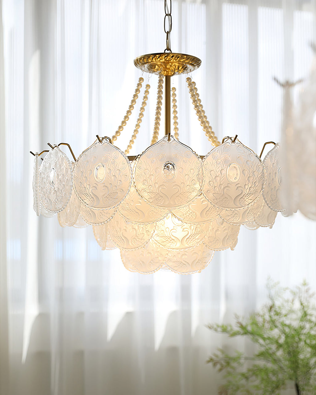 WINTHROP CRYSTAL CROWN CHANDELIER