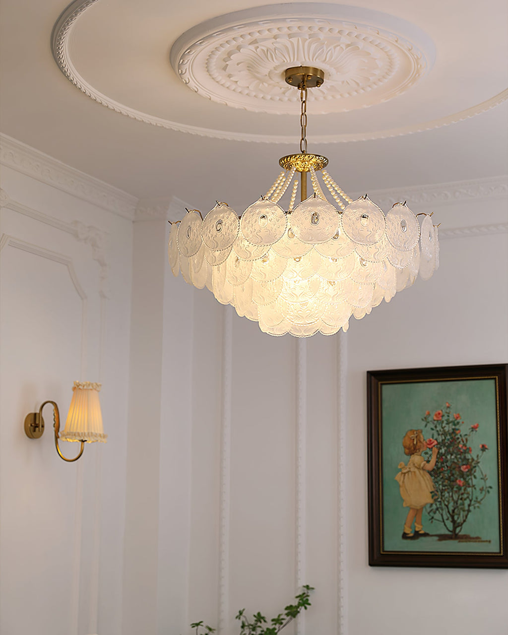 WINTHROP CRYSTAL CROWN CHANDELIER