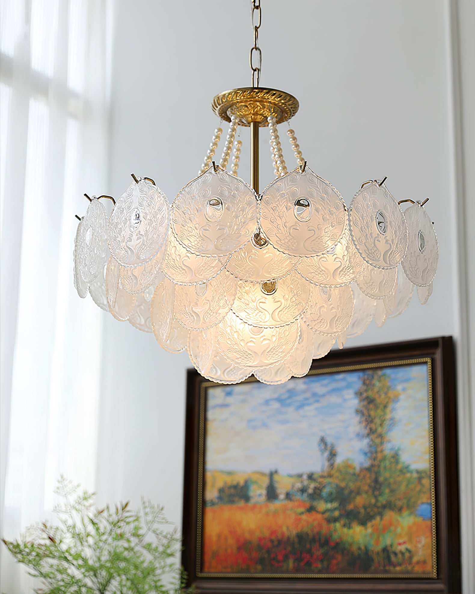 WINTHROP CRYSTAL CROWN CHANDELIER
