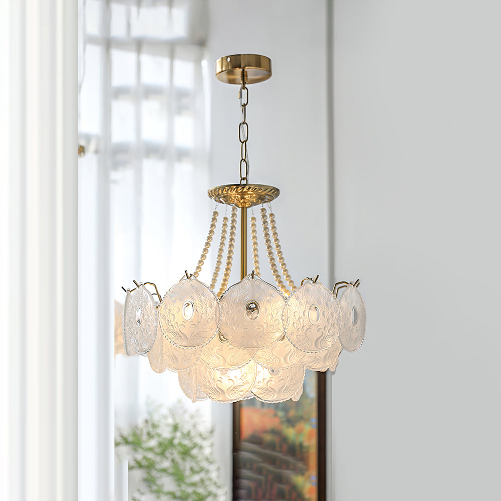 WINTHROP CRYSTAL CROWN CHANDELIER