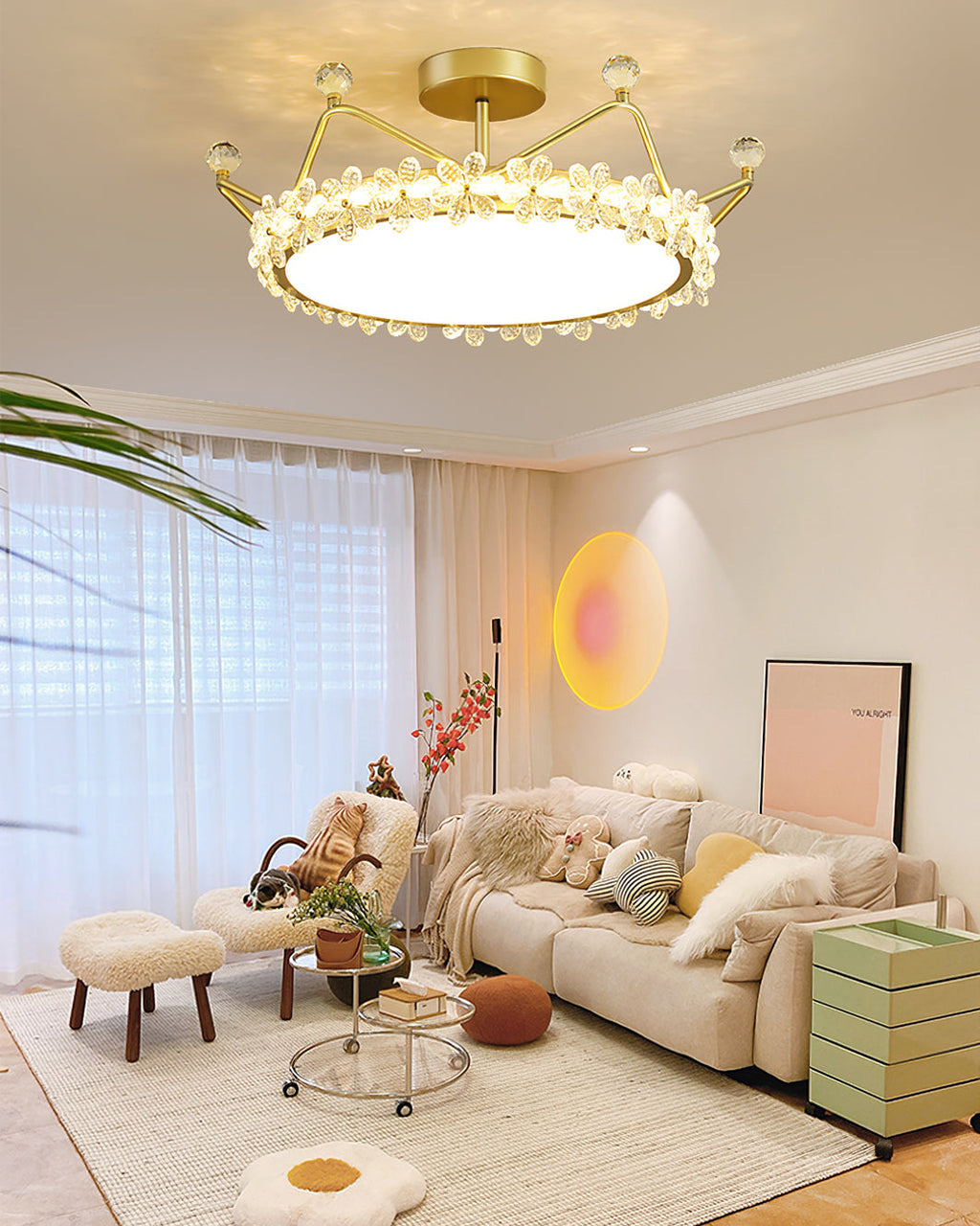FLORENTINE BLOOM CEILING ILLUMINATOR