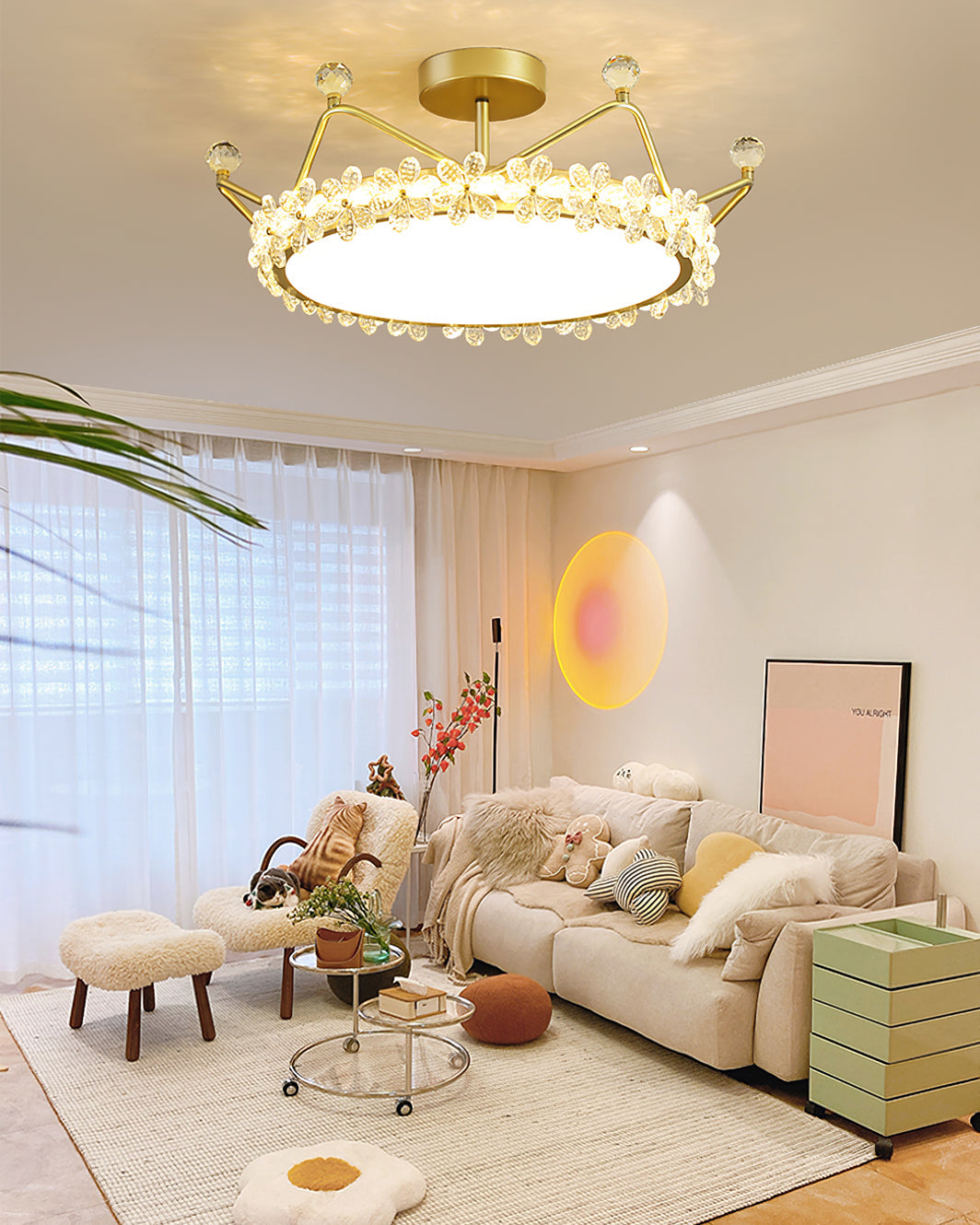FLORENTINE BLOOM CEILING ILLUMINATOR
