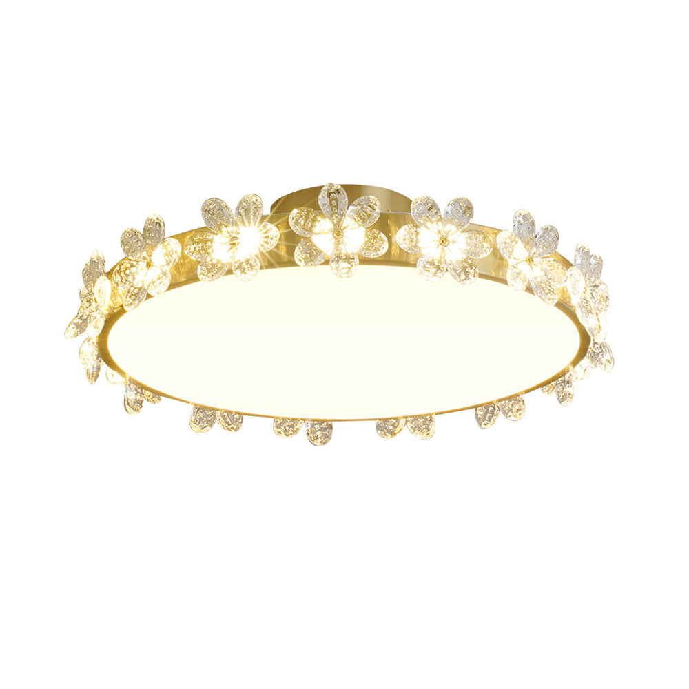 FLORENTINE CRYSTAL BLOSSOM CEILING LIGHT