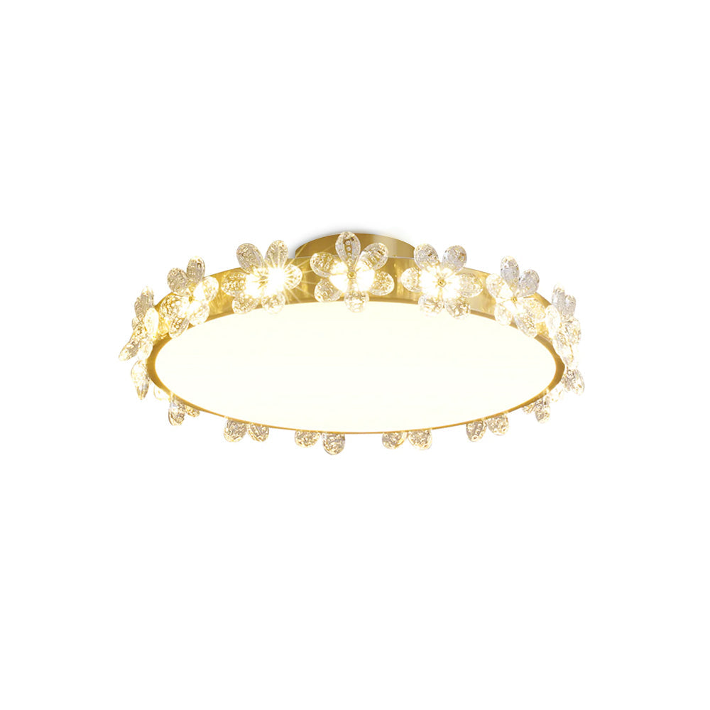 FLORENTINE CRYSTAL BLOSSOM CEILING LIGHT