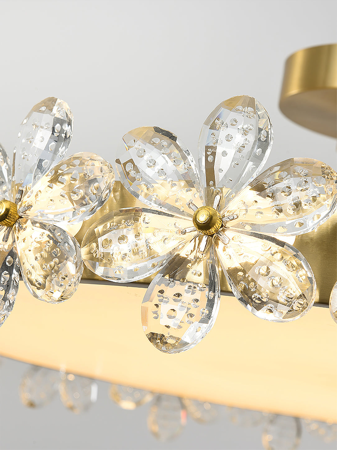 FLORENTINE CRYSTAL BLOSSOM CEILING LIGHT