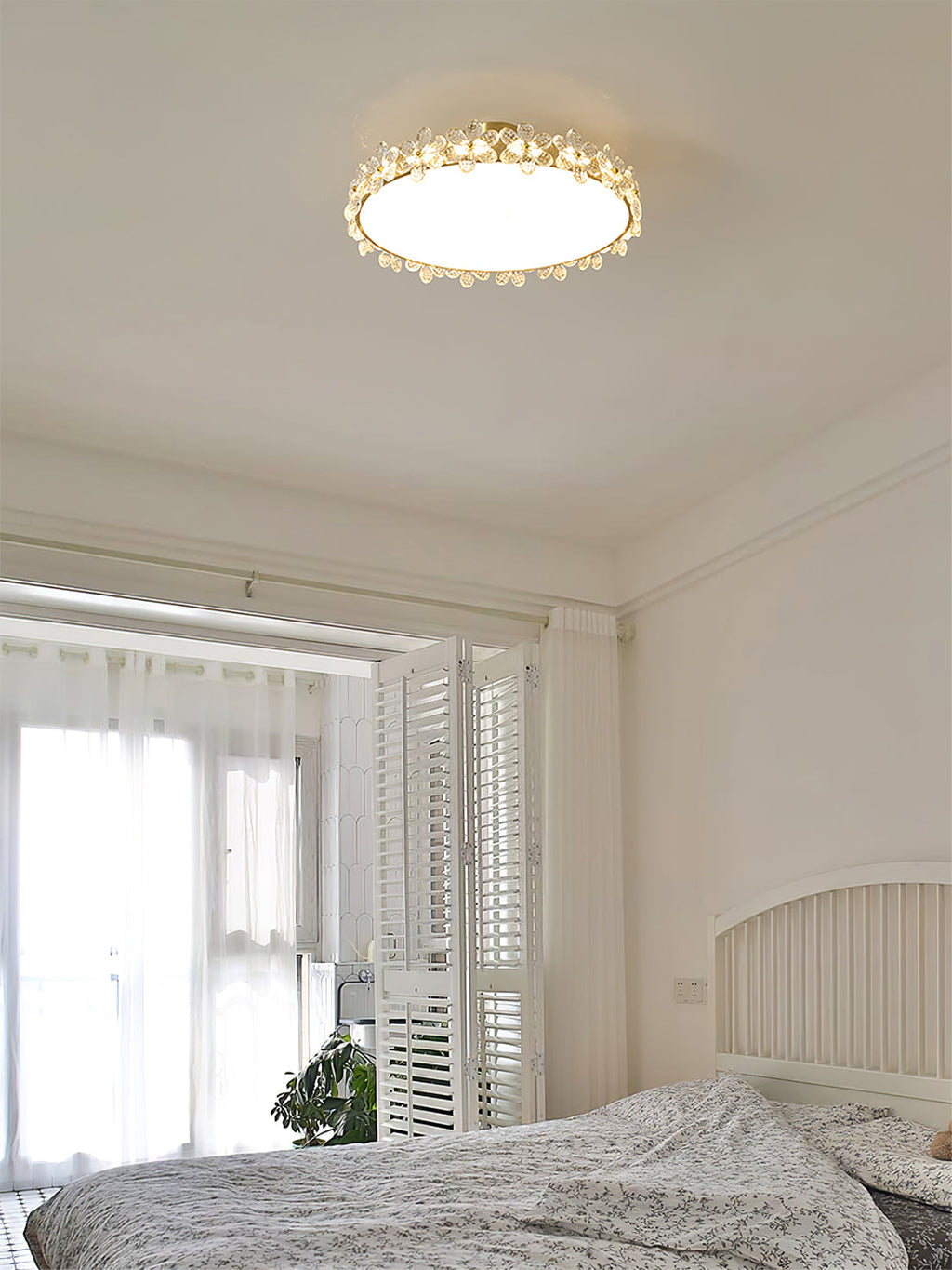 FLORENTINE CRYSTAL BLOSSOM CEILING LIGHT