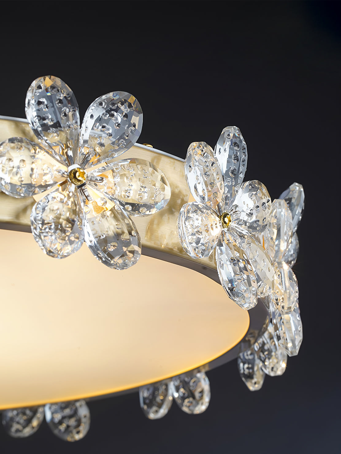 FLORENTINE CRYSTAL BLOSSOM CEILING LIGHT