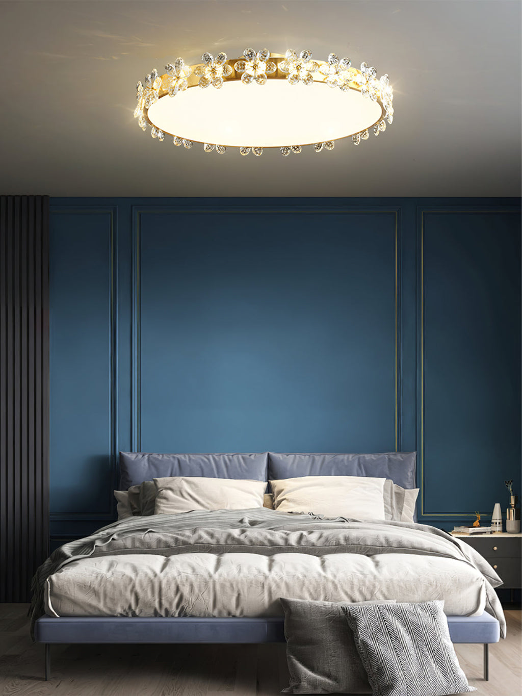 FLORENTINE CRYSTAL BLOSSOM CEILING LIGHT