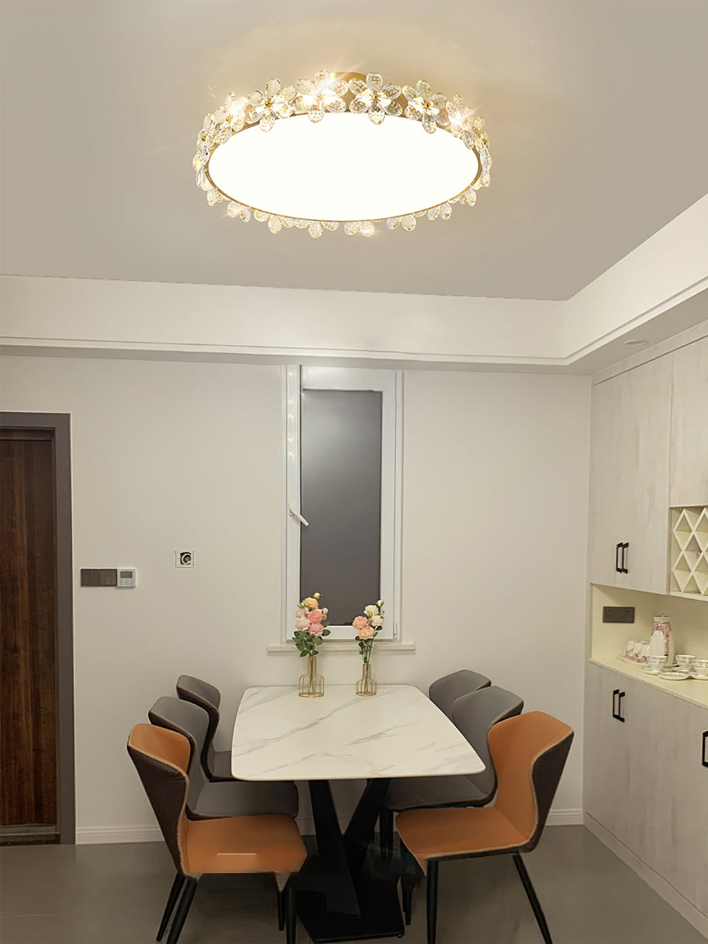 FLORENTINE CRYSTAL BLOSSOM CEILING LIGHT
