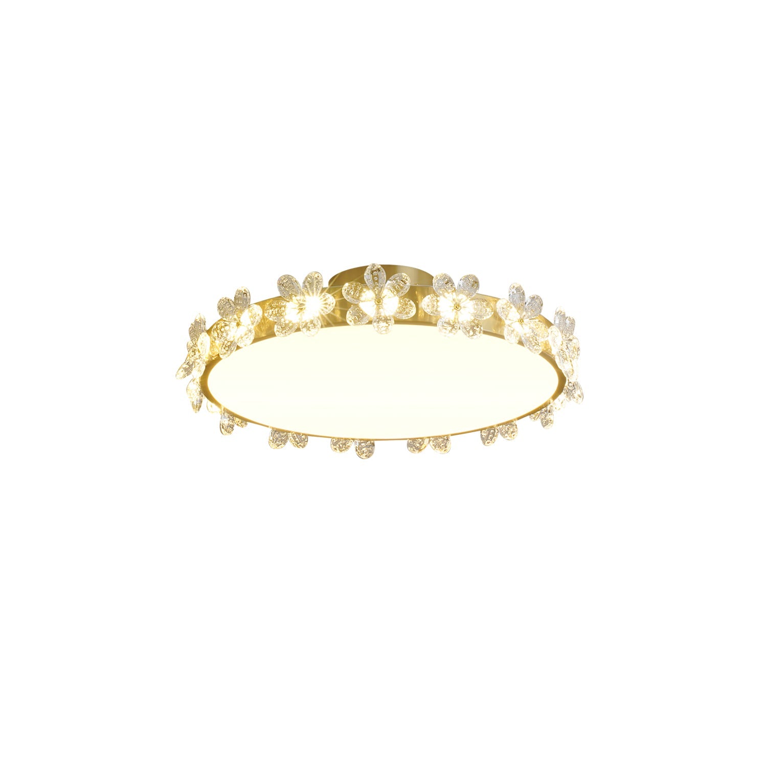 FLORENTINE CRYSTAL BLOSSOM CEILING LIGHT