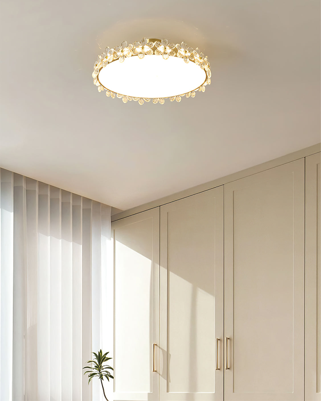 FLORENTINE CRYSTAL BLOSSOM CEILING LIGHT