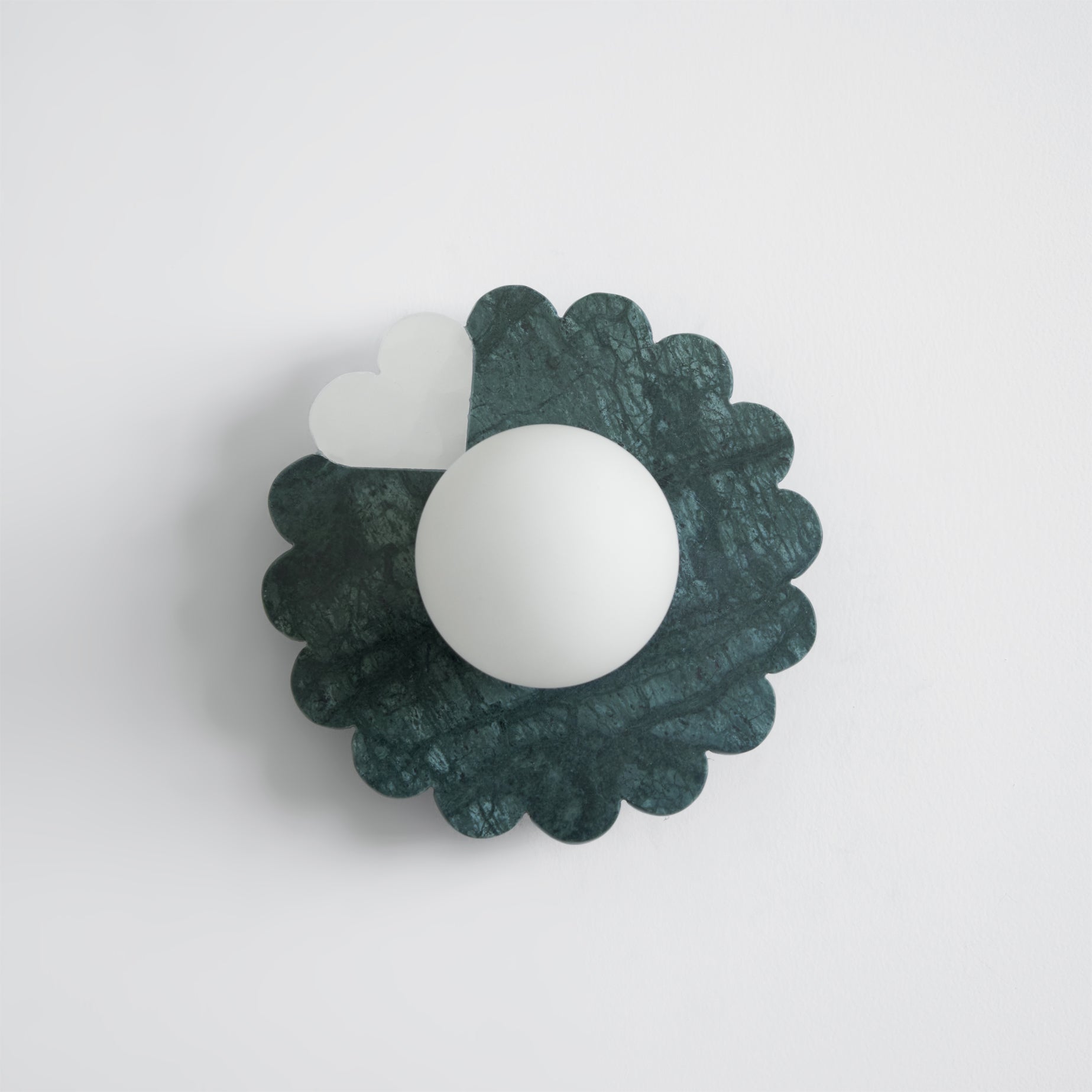 ROSEWOOD MARBLE FLUSH MOUNT LUMINAIRE