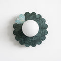 ROSEWOOD MARBLE FLUSH MOUNT LUMINAIRE