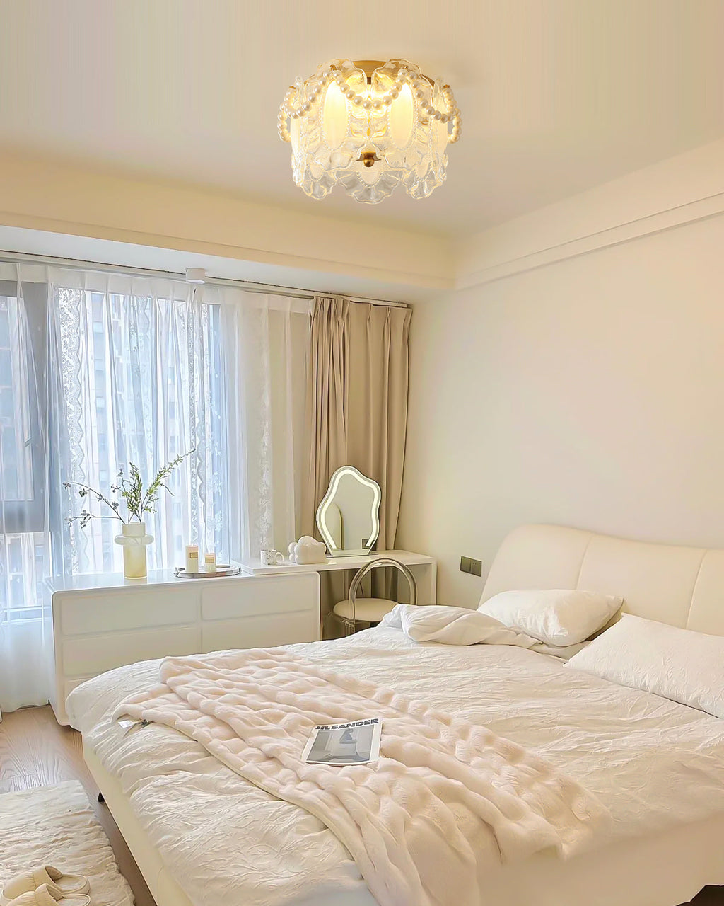 VERITY BLOOMING ORB CEILING LANTERN