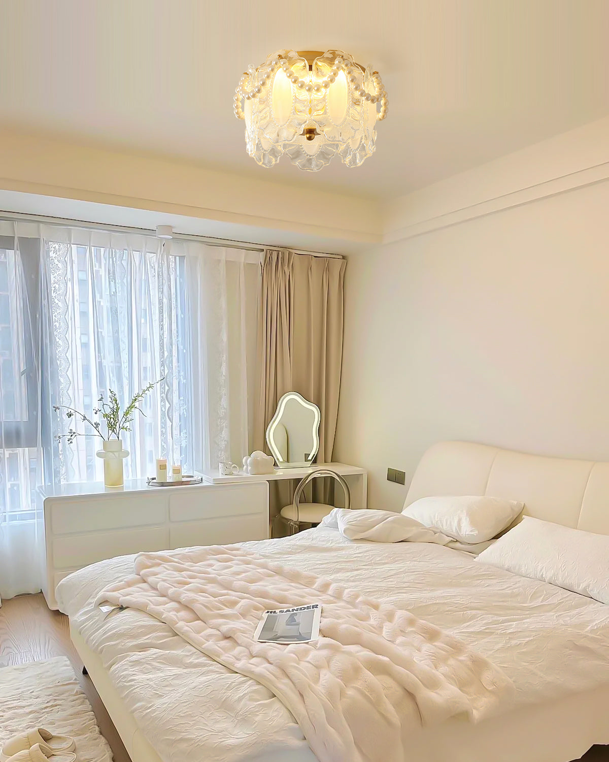 VERITY BLOOMING ORB CEILING LANTERN