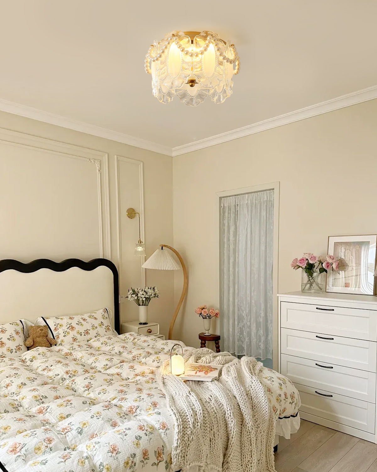 VERITY BLOOMING ORB CEILING LANTERN