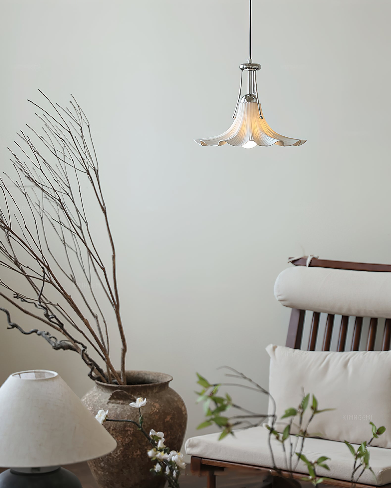 RAVENNA CRYSTAL DROPLET HANGING LAMP