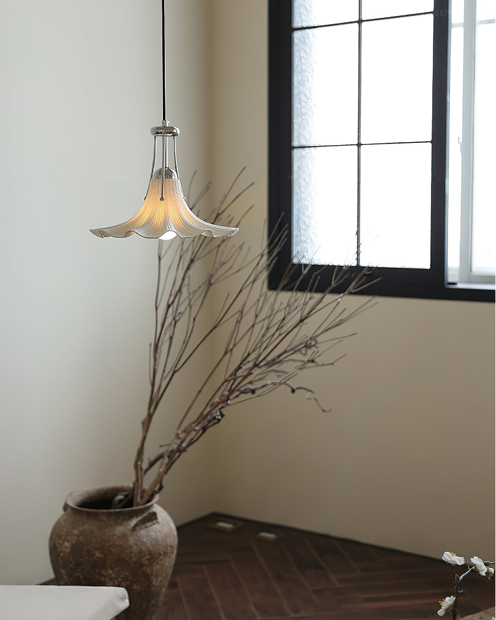 RAVENNA CRYSTAL DROPLET HANGING LAMP