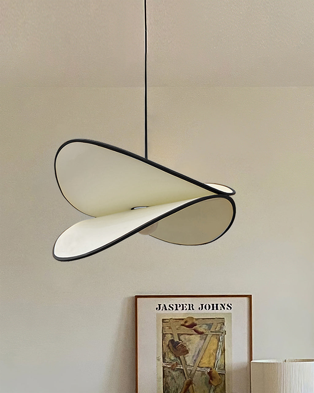 FLORENTINE SILK PETAL HANGING LANTERN
