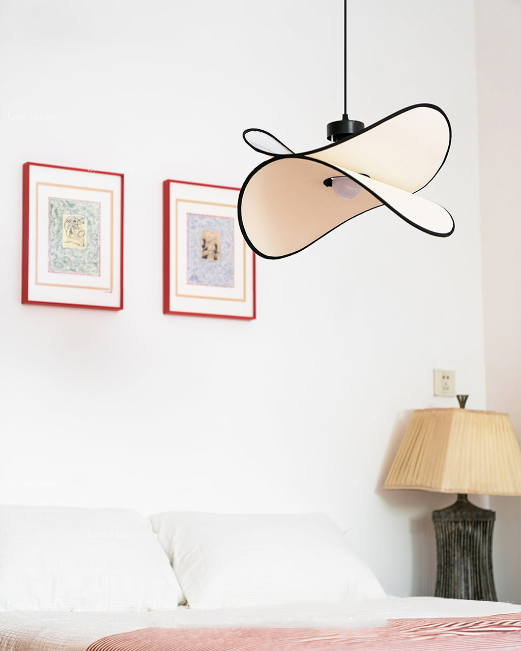 FLORENTINE SILK PETAL HANGING LANTERN