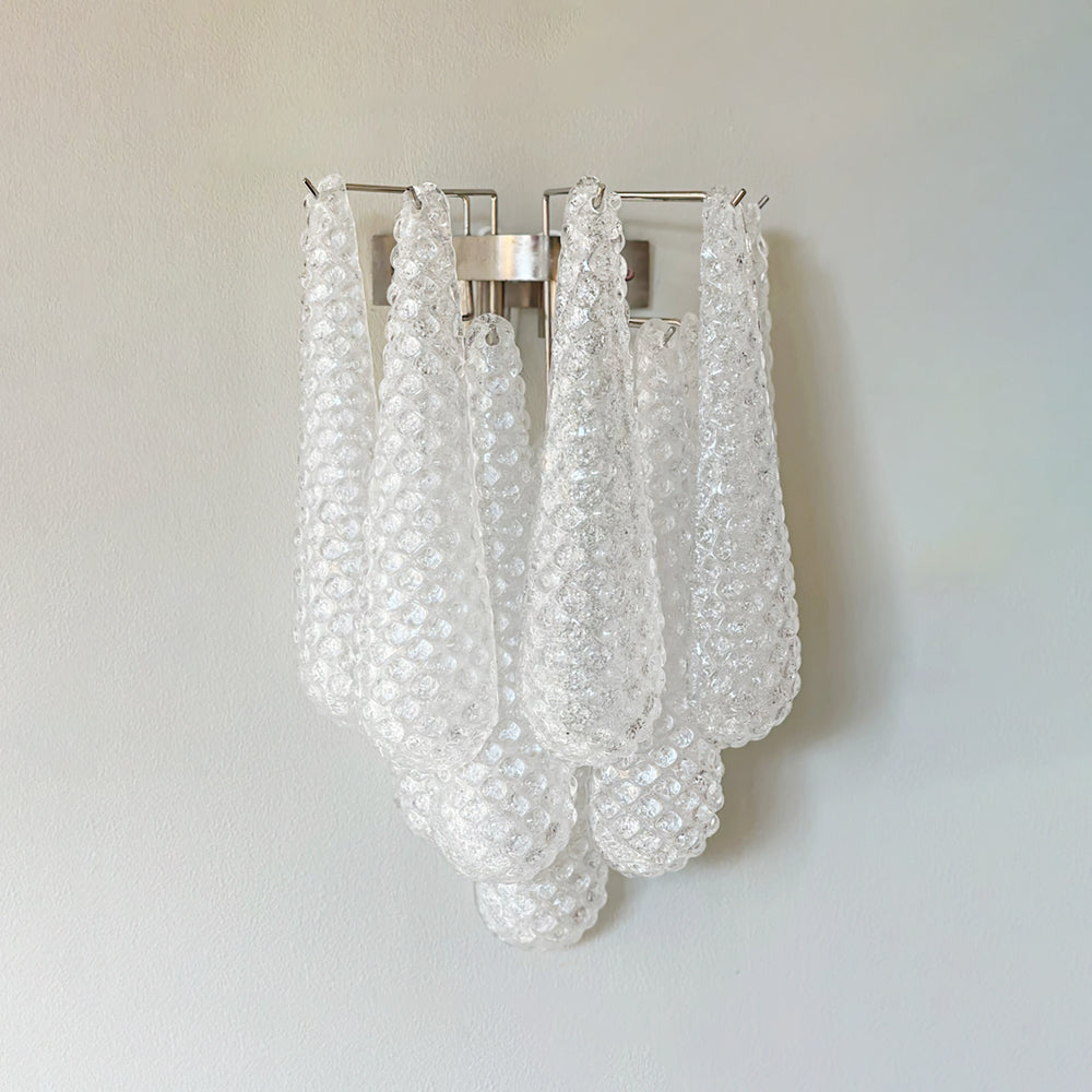 FLORENTINE PETAL DRAPE WALL SCONCE