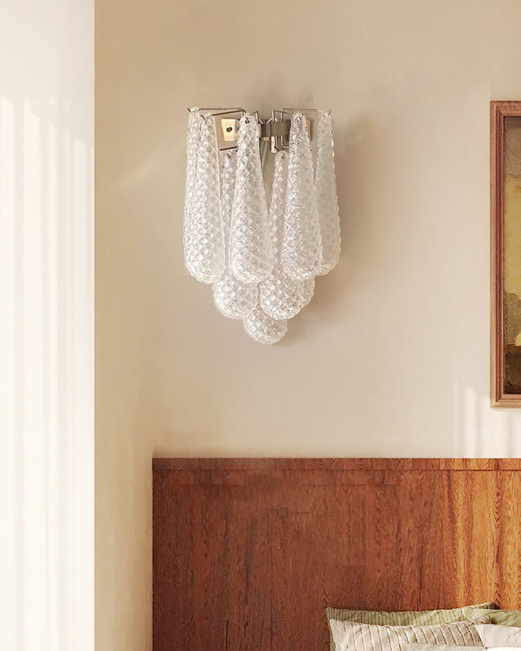 FLORENTINE PETAL DRAPE WALL SCONCE
