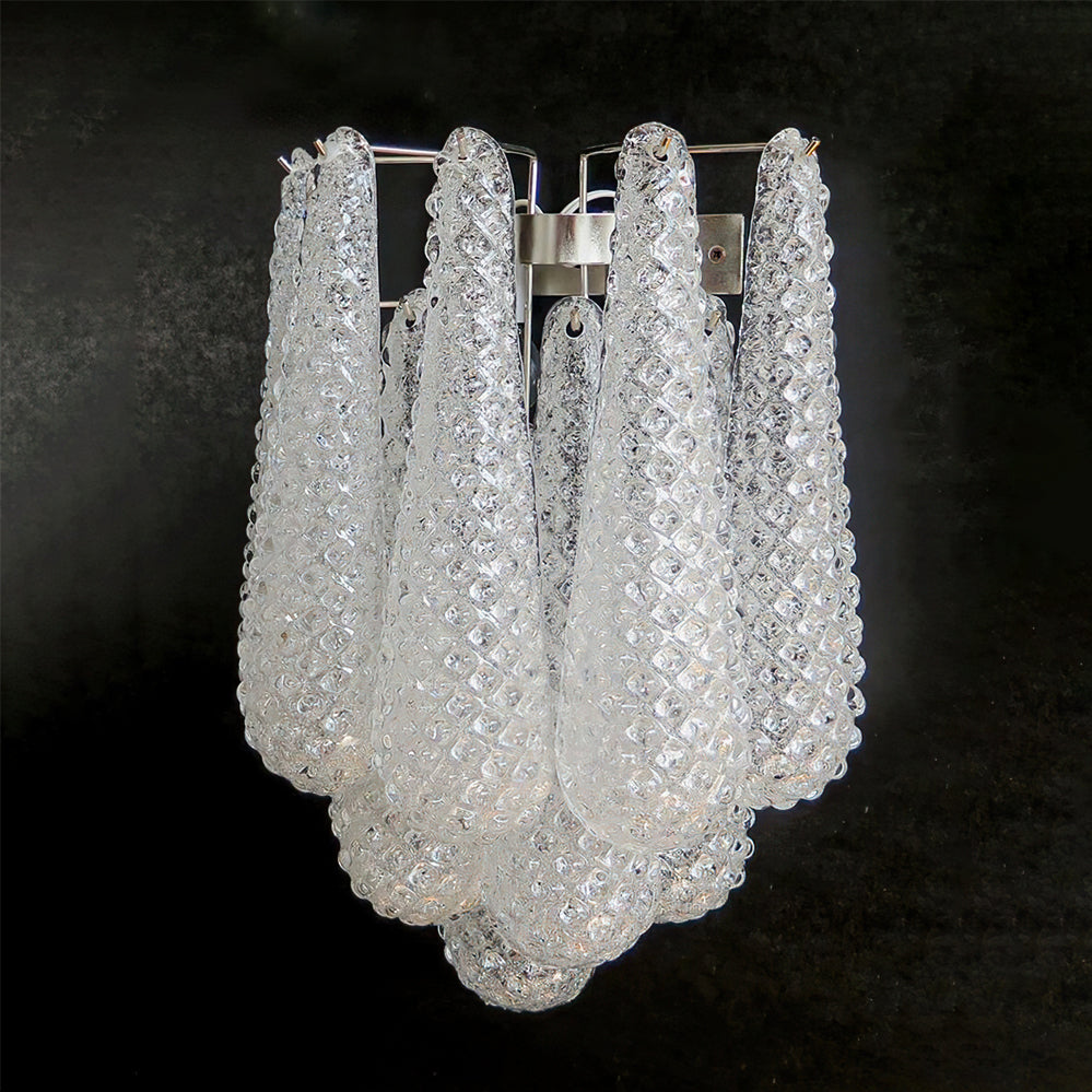 FLORENTINE PETAL DRAPE WALL SCONCE