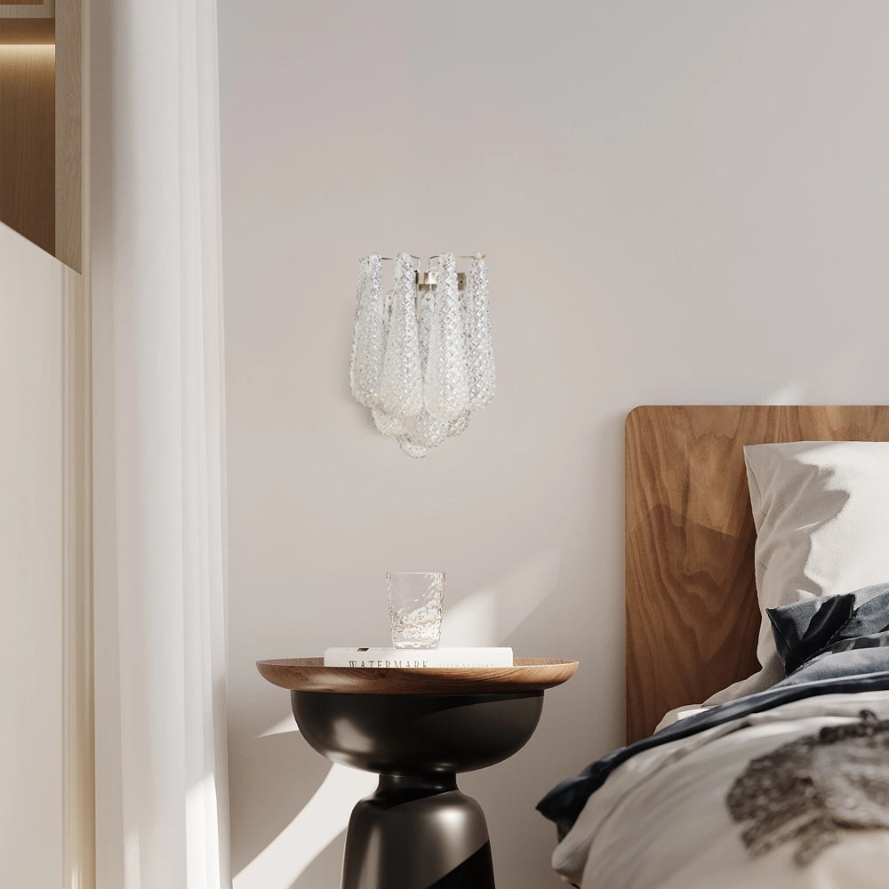 FLORENTINE PETAL DRAPE WALL SCONCE