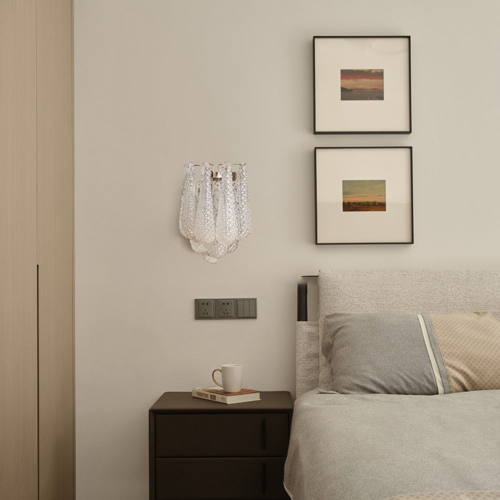 FLORENTINE PETAL DRAPE WALL SCONCE