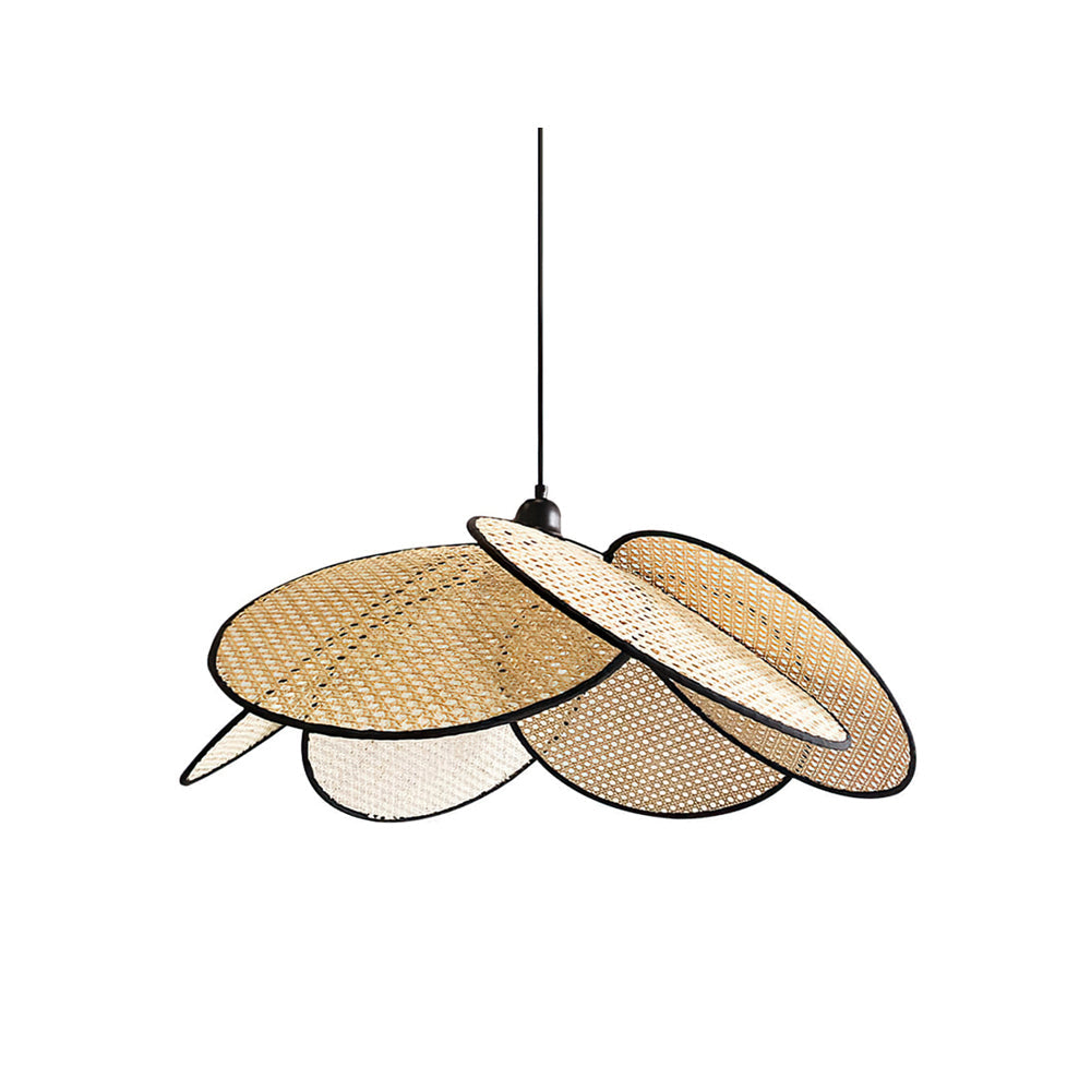 Whitmore Woven Rattan Hanging Lantern