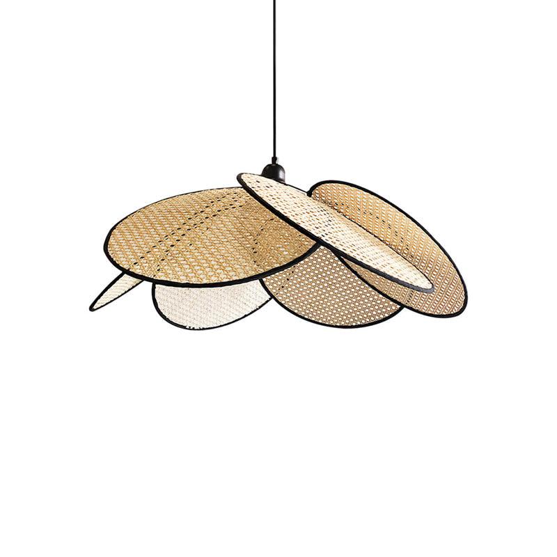 Whitmore Woven Rattan Hanging Lantern