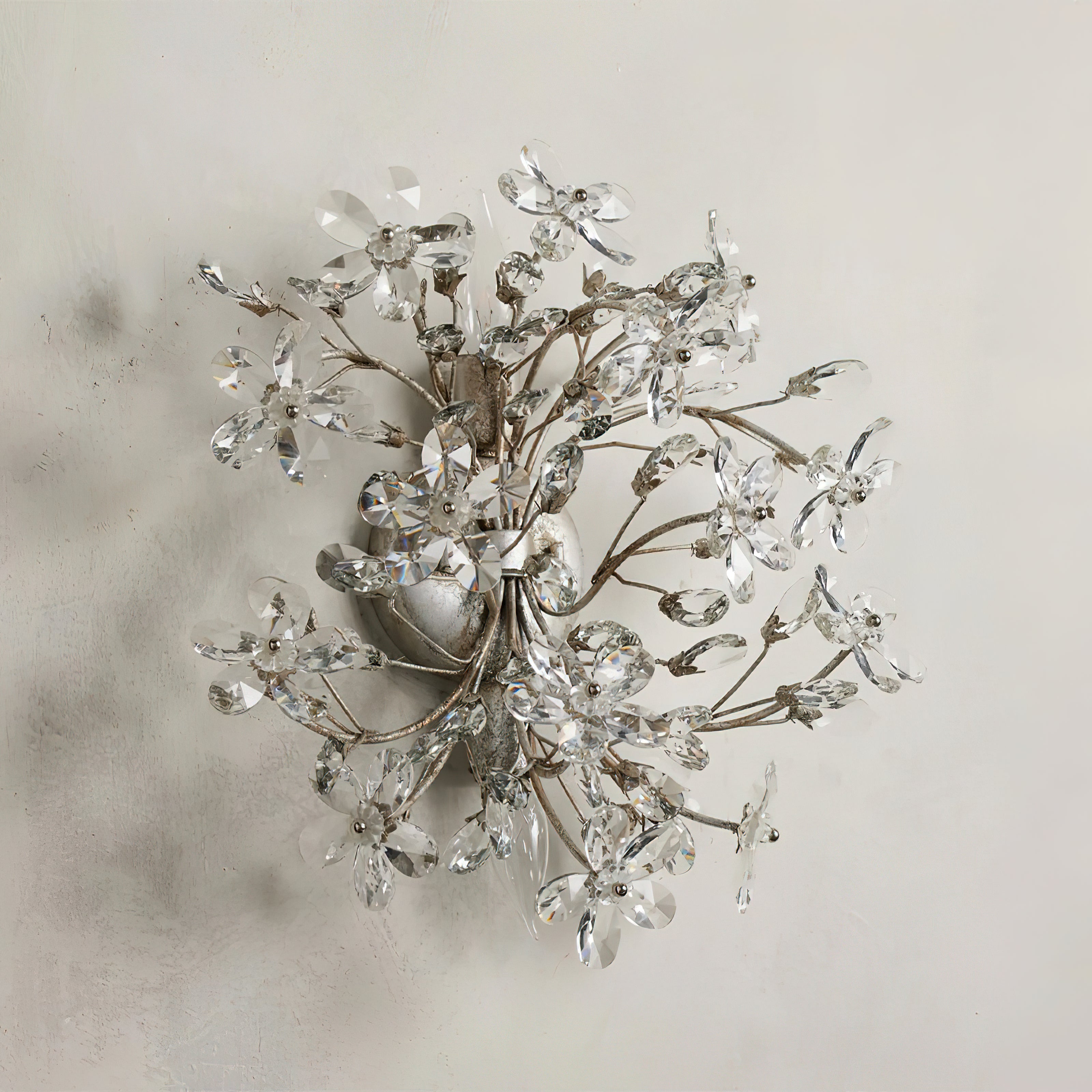 WINDSOR PEWTER ILLUMINATED WALL SCONCE