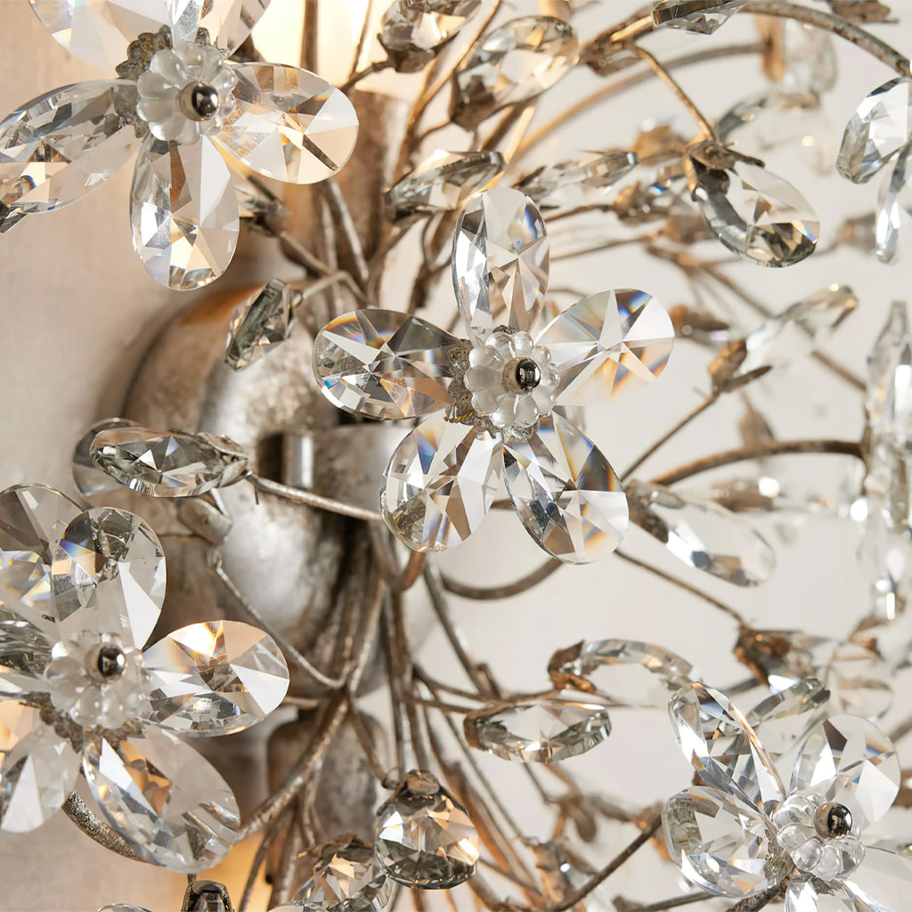 WINDSOR PEWTER ILLUMINATED WALL SCONCE