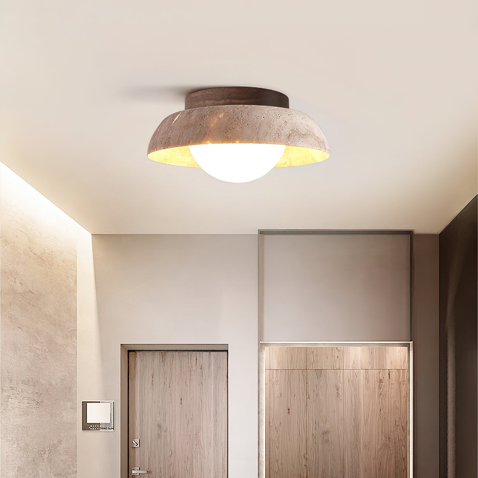 WINDSOR STONE-CAST CEILING LANTERN