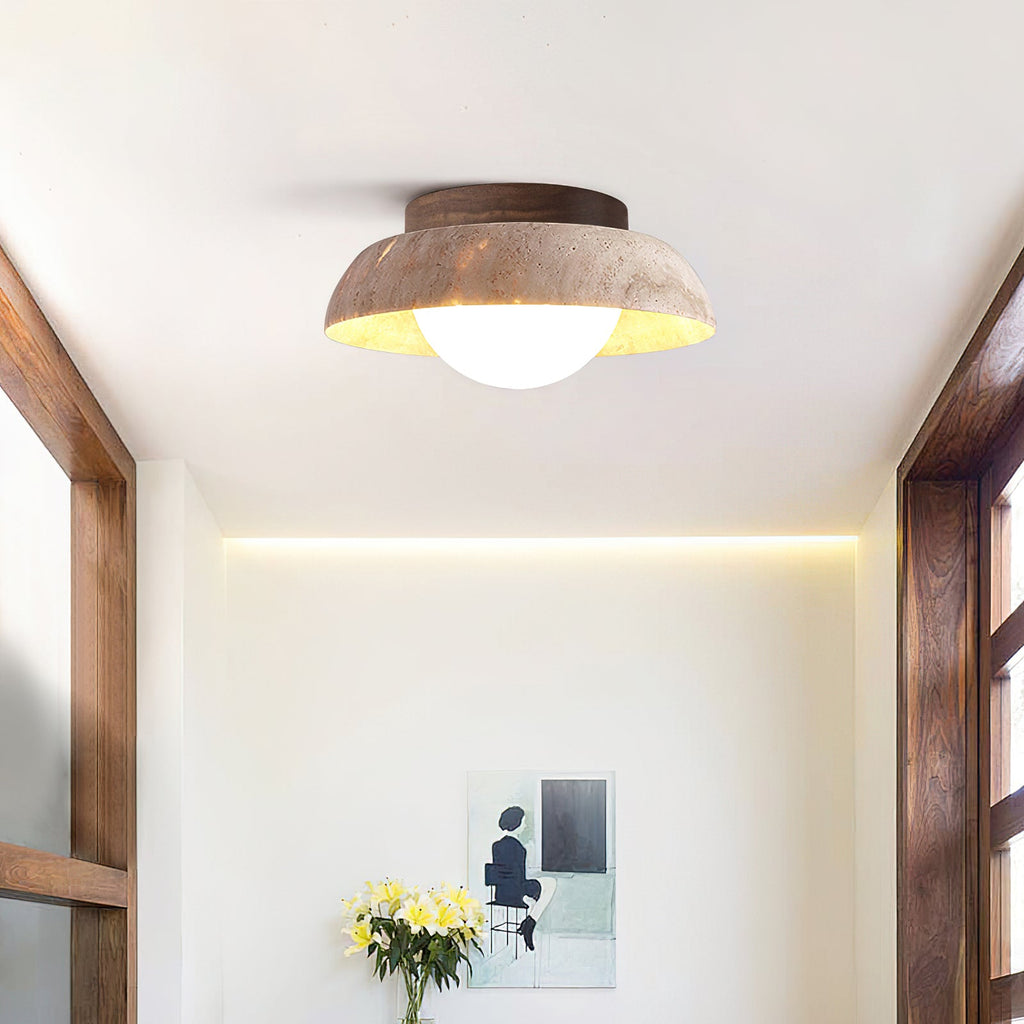 WINDSOR STONE-CAST CEILING LANTERN