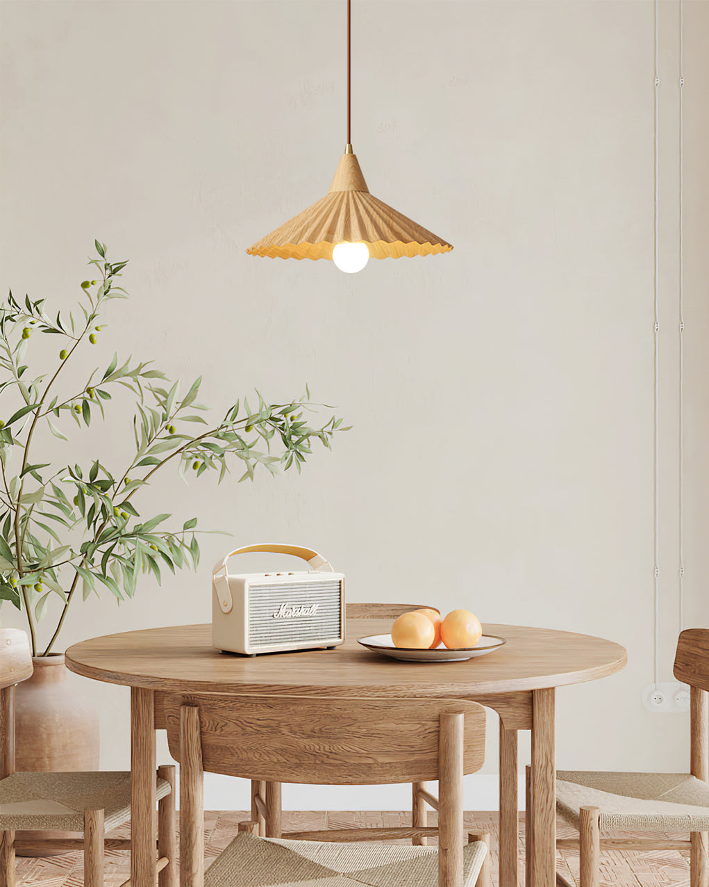 RAVENSDEN FOLDED METAL PENDANT LIGHT