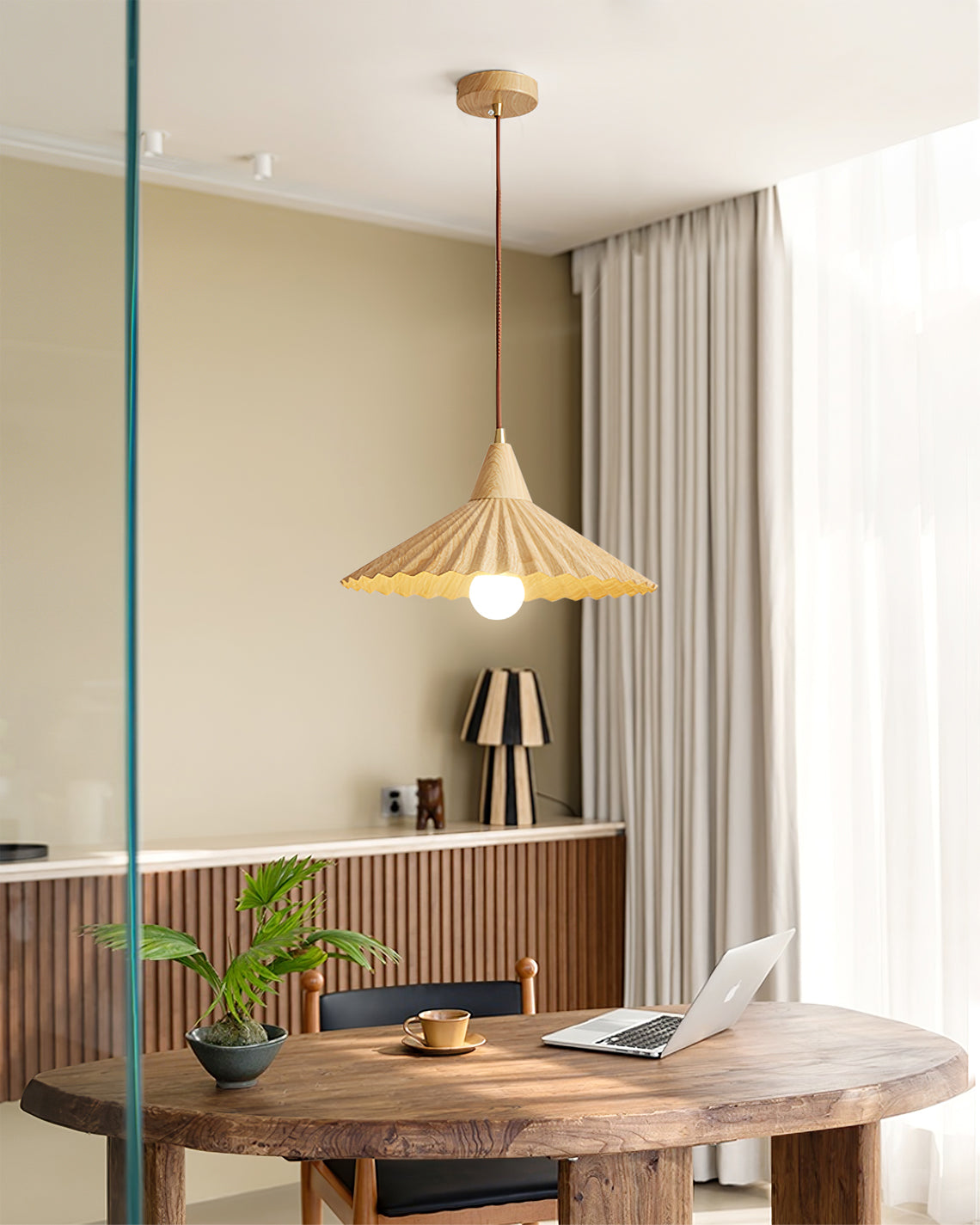 RAVENSDEN FOLDED METAL PENDANT LIGHT
