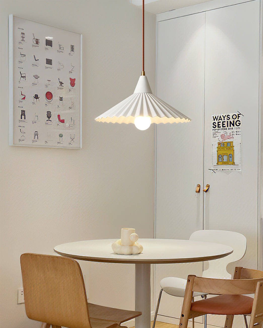 RAVENSDEN FOLDED METAL PENDANT LIGHT
