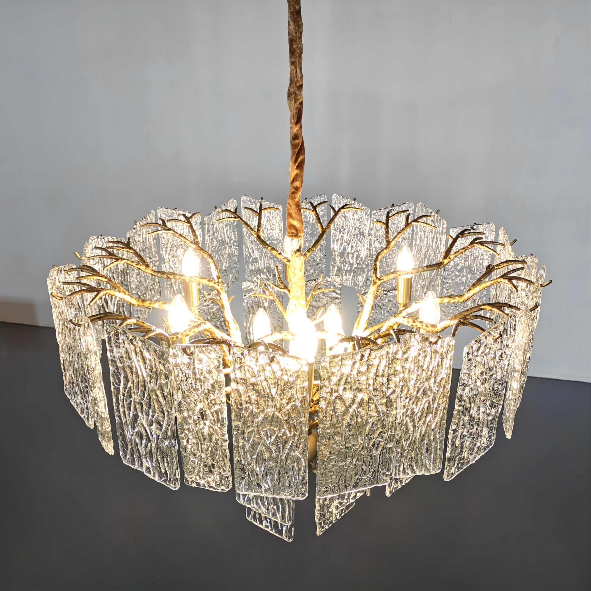 RAVENHURST CRYSTAL TEARDROP LUMINAIRE