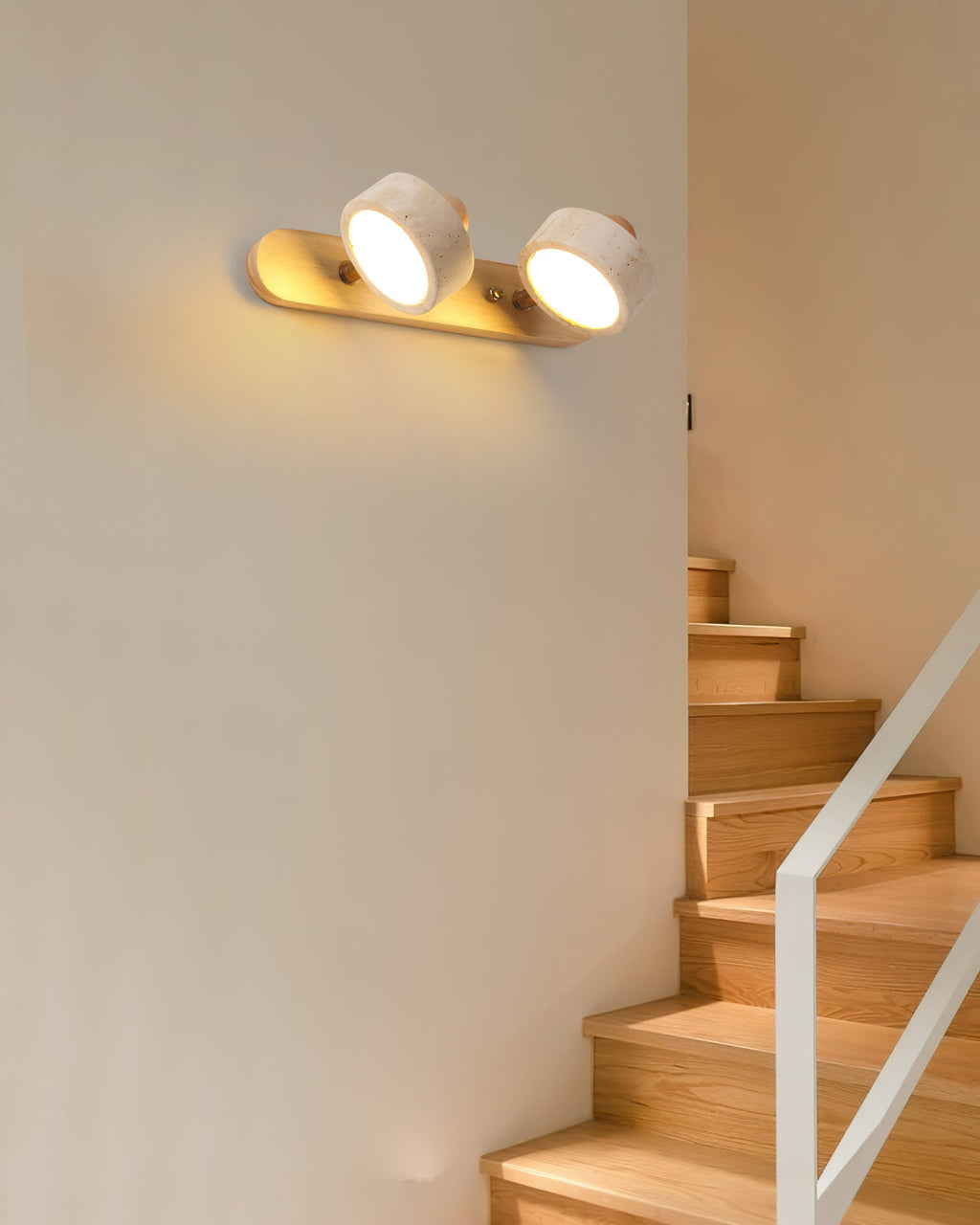 CHISWICK TRAVERTINE ILLUMINATED WALL SCONCE