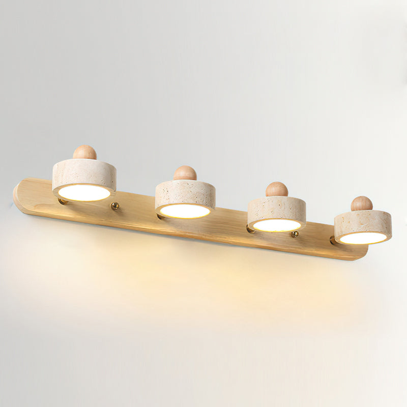 CHISWICK TRAVERTINE ILLUMINATED WALL SCONCE