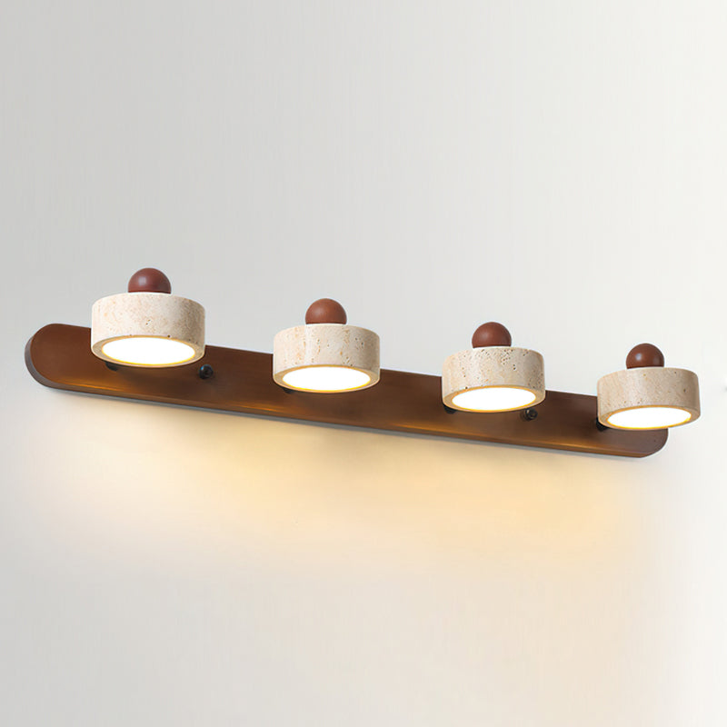 CHISWICK TRAVERTINE ILLUMINATED WALL SCONCE