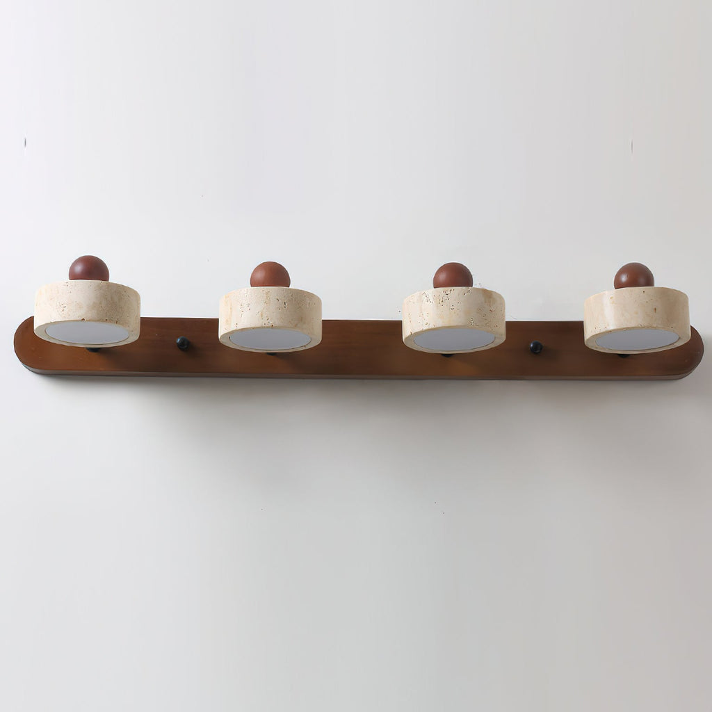 CHISWICK TRAVERTINE ILLUMINATED WALL SCONCE