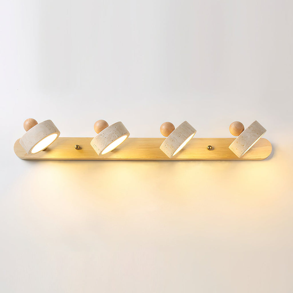 CHISWICK TRAVERTINE ILLUMINATED WALL SCONCE