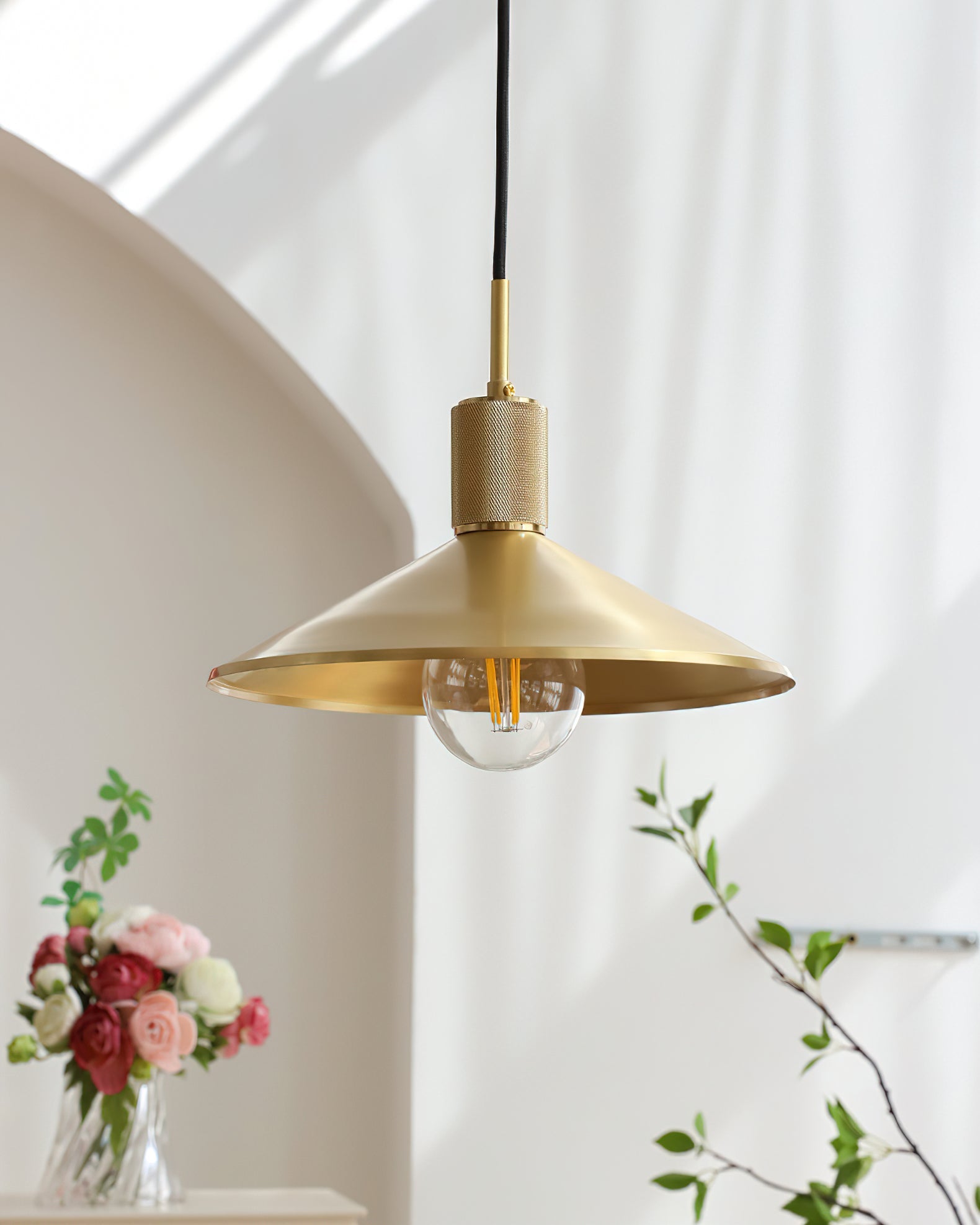 CHARLESTON GLOWING ORB HANGING LIGHT