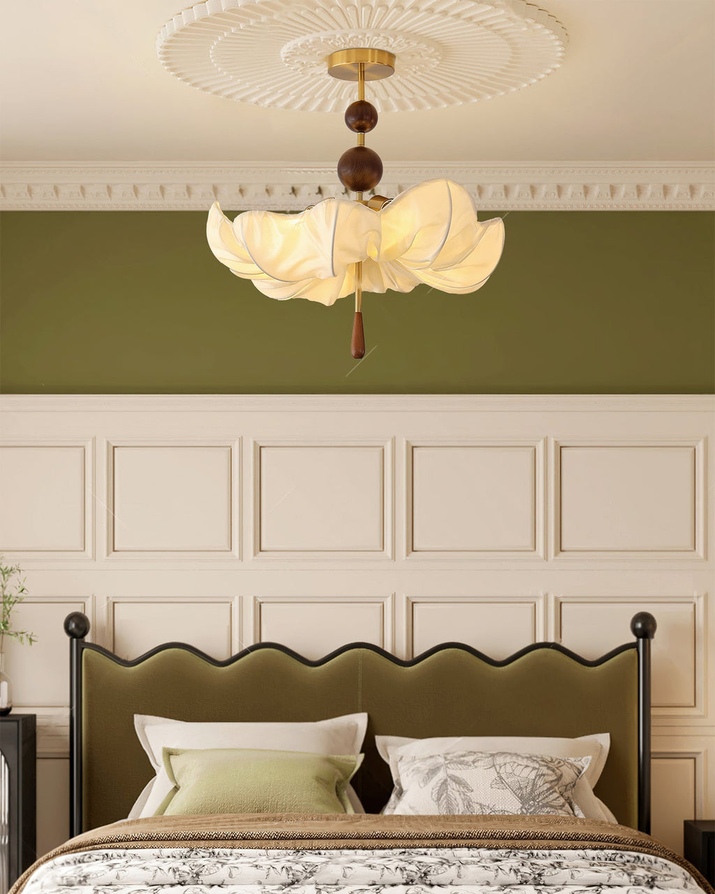 RAVENHURST IRIDESCENT GLASS CEILING LANTERN