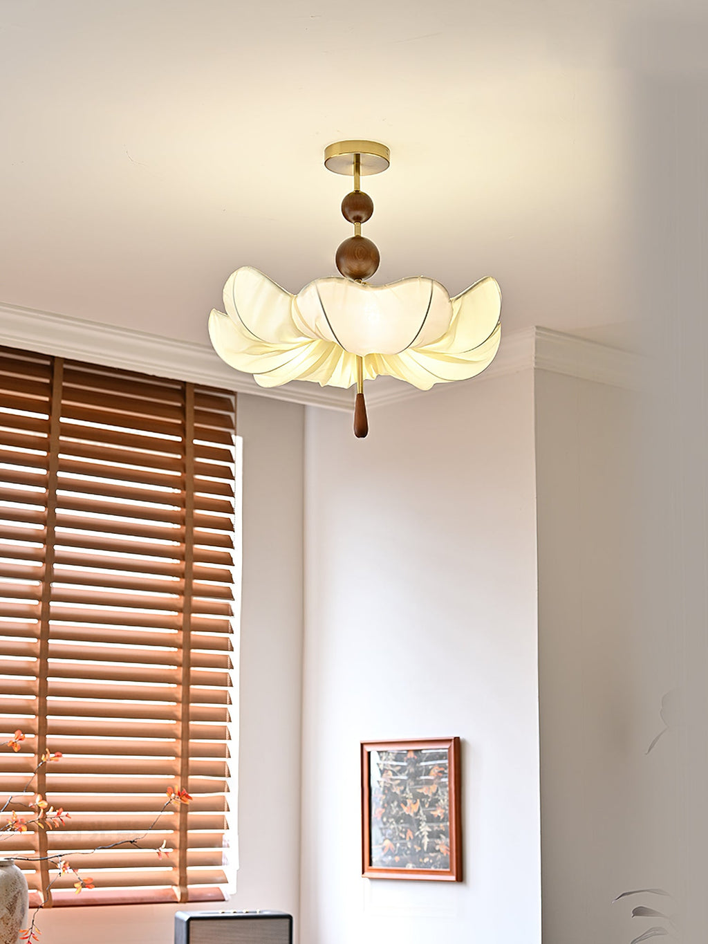 RAVENHURST IRIDESCENT GLASS CEILING LANTERN