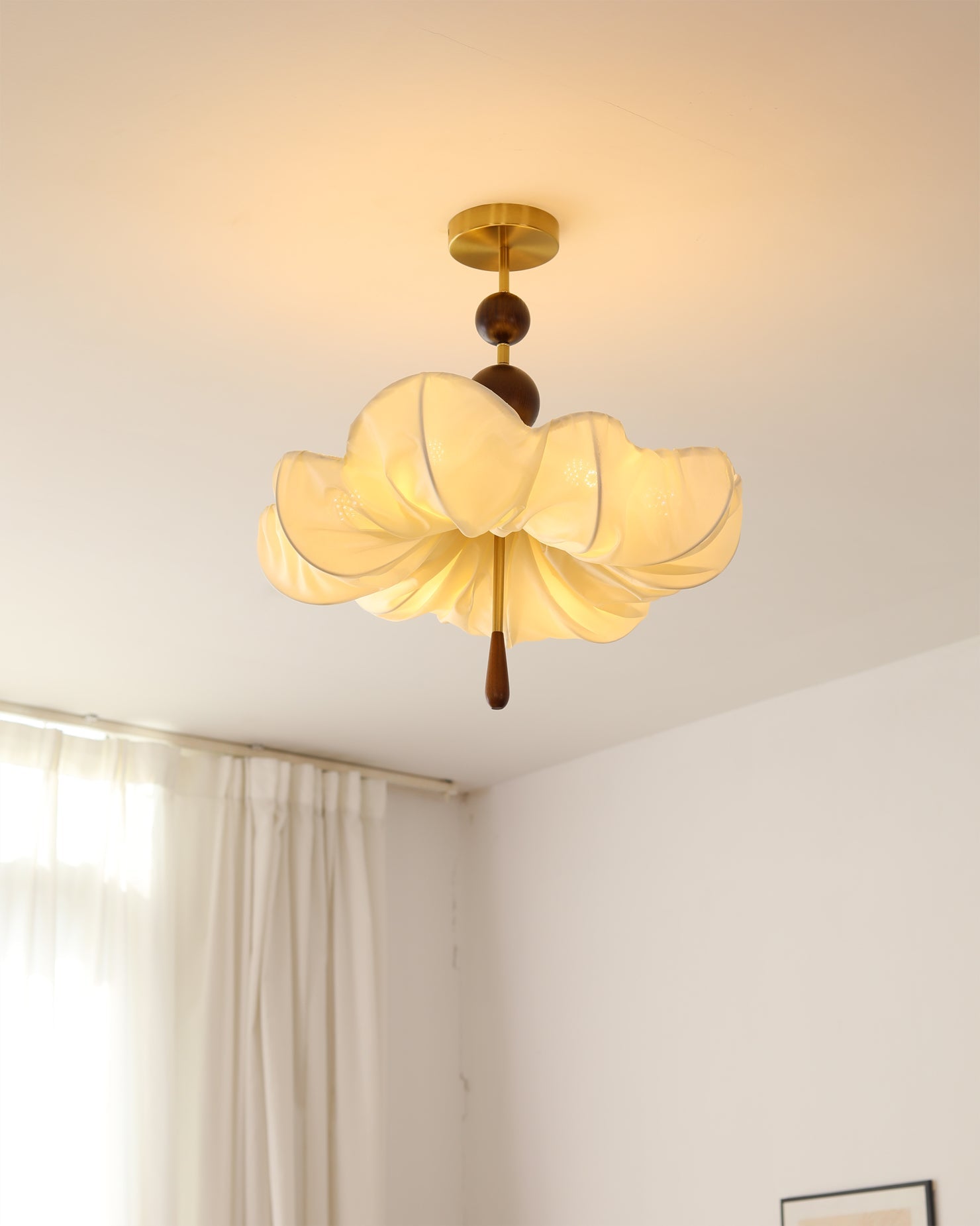 RAVENHURST IRIDESCENT GLASS CEILING LANTERN