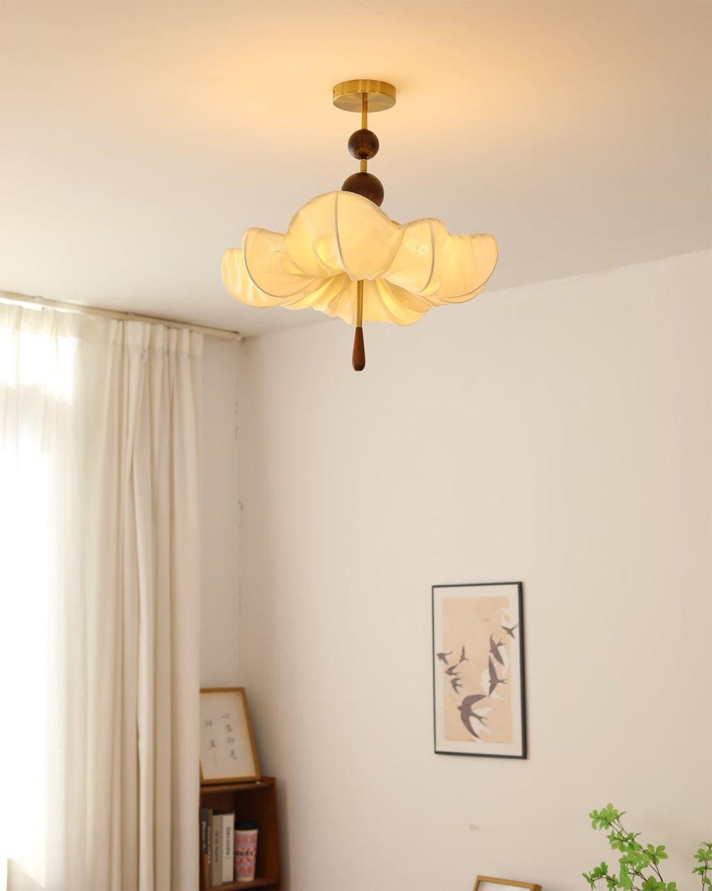 RAVENHURST IRIDESCENT GLASS CEILING LANTERN